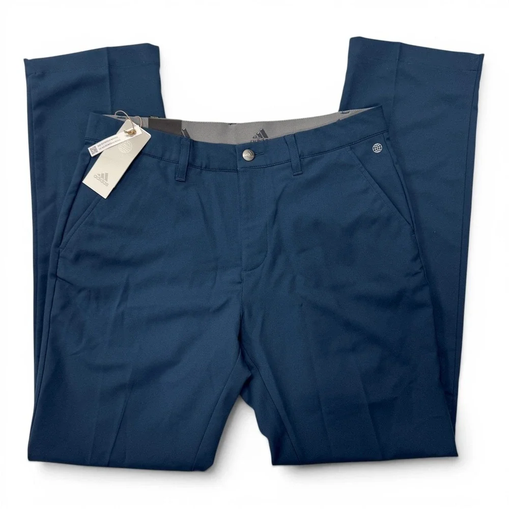 Adidas Ultimate365 Mens Golf Pants Navy Blue Tapered Regular Fit 32‎ x 34 NWT